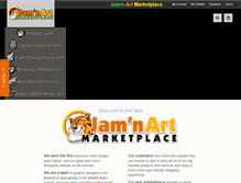 Tablet Screenshot of jamnart.com